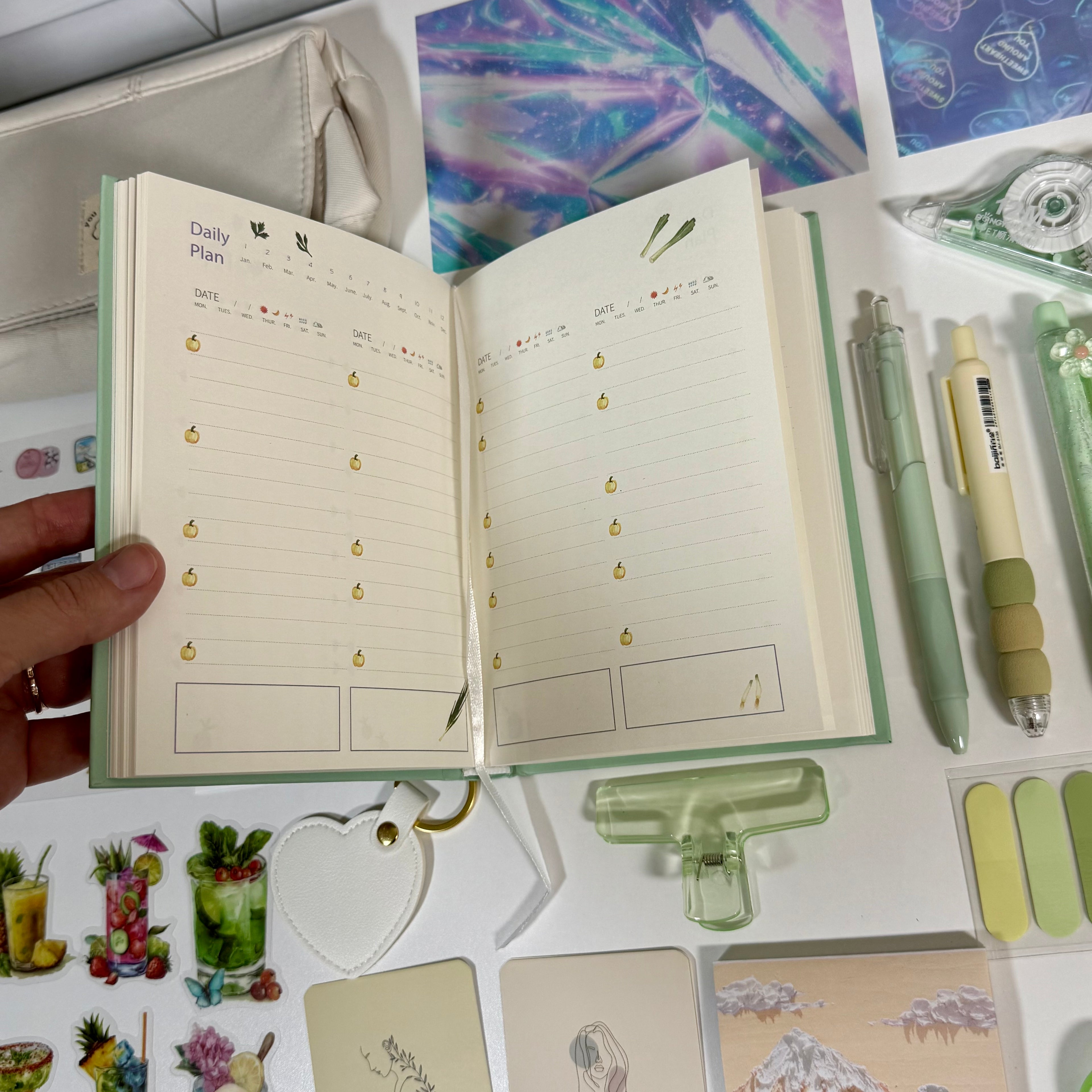 The Cute Planner ♡ Green
