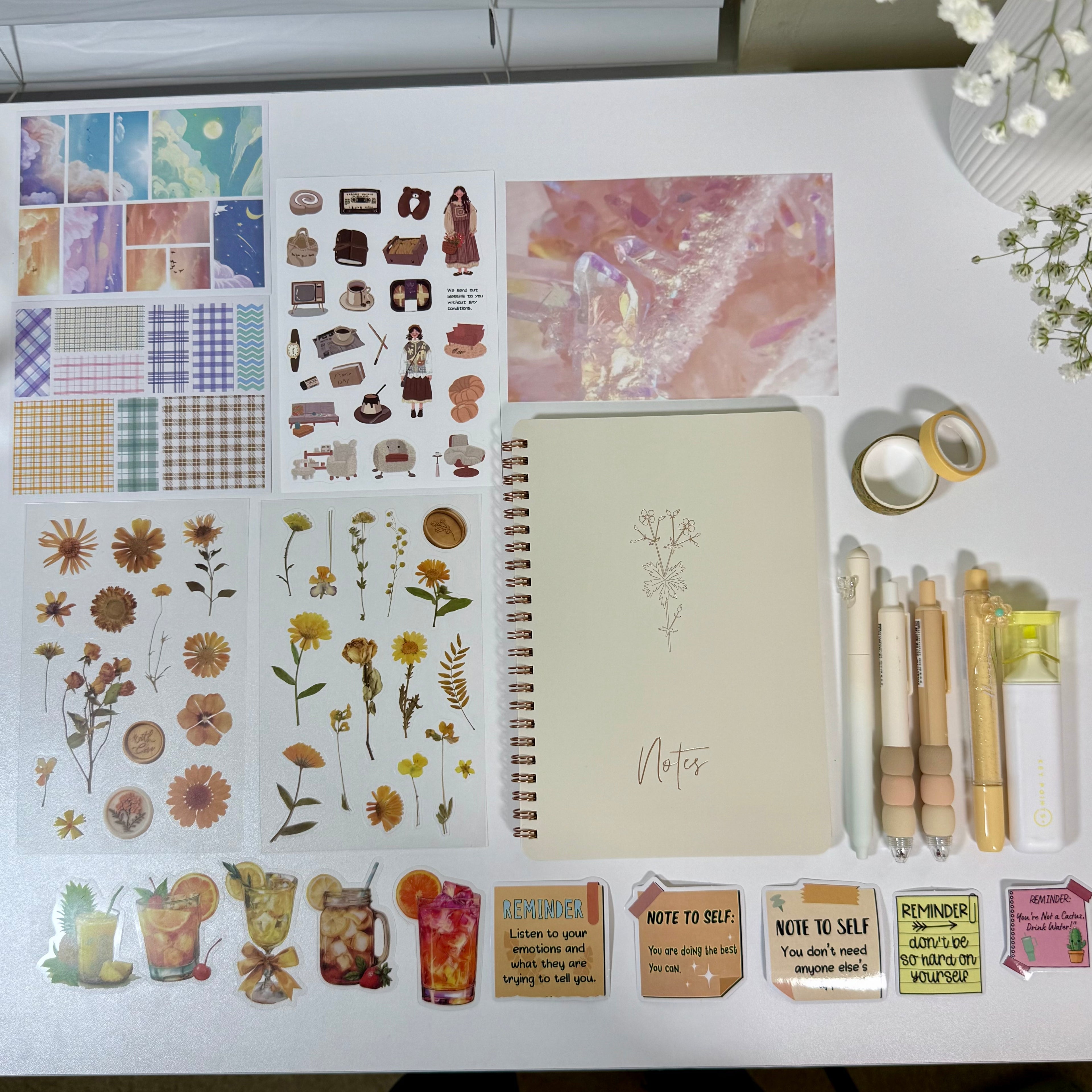 The Spiral Notebook ♡ White