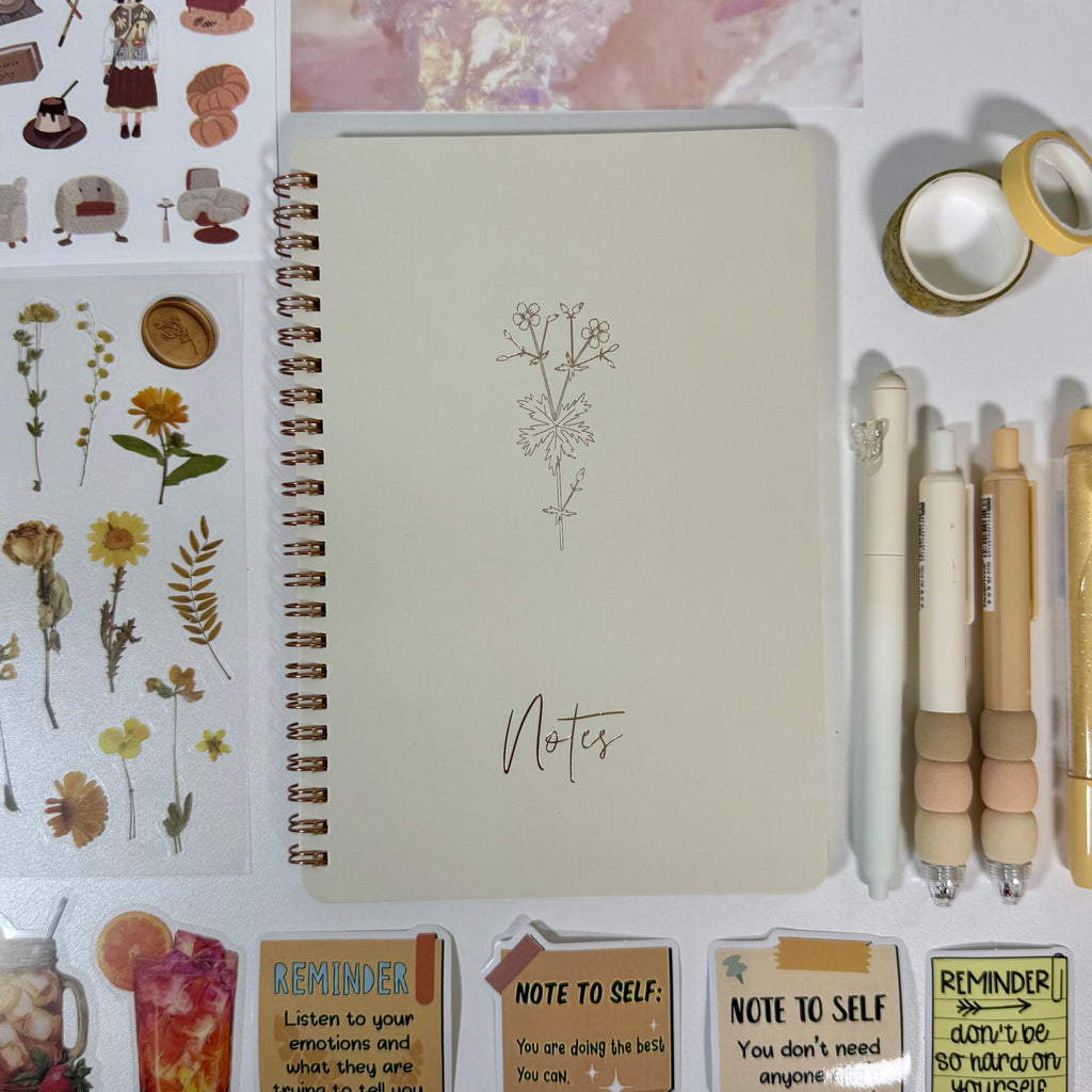The Spiral Notebook ♡ White