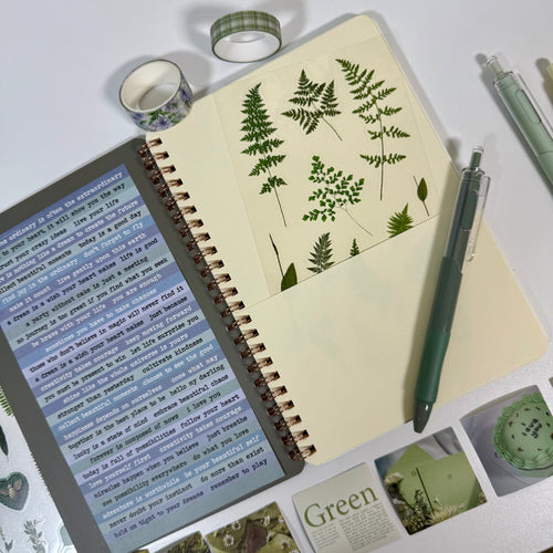 The Spiral Notebook ♡ Green