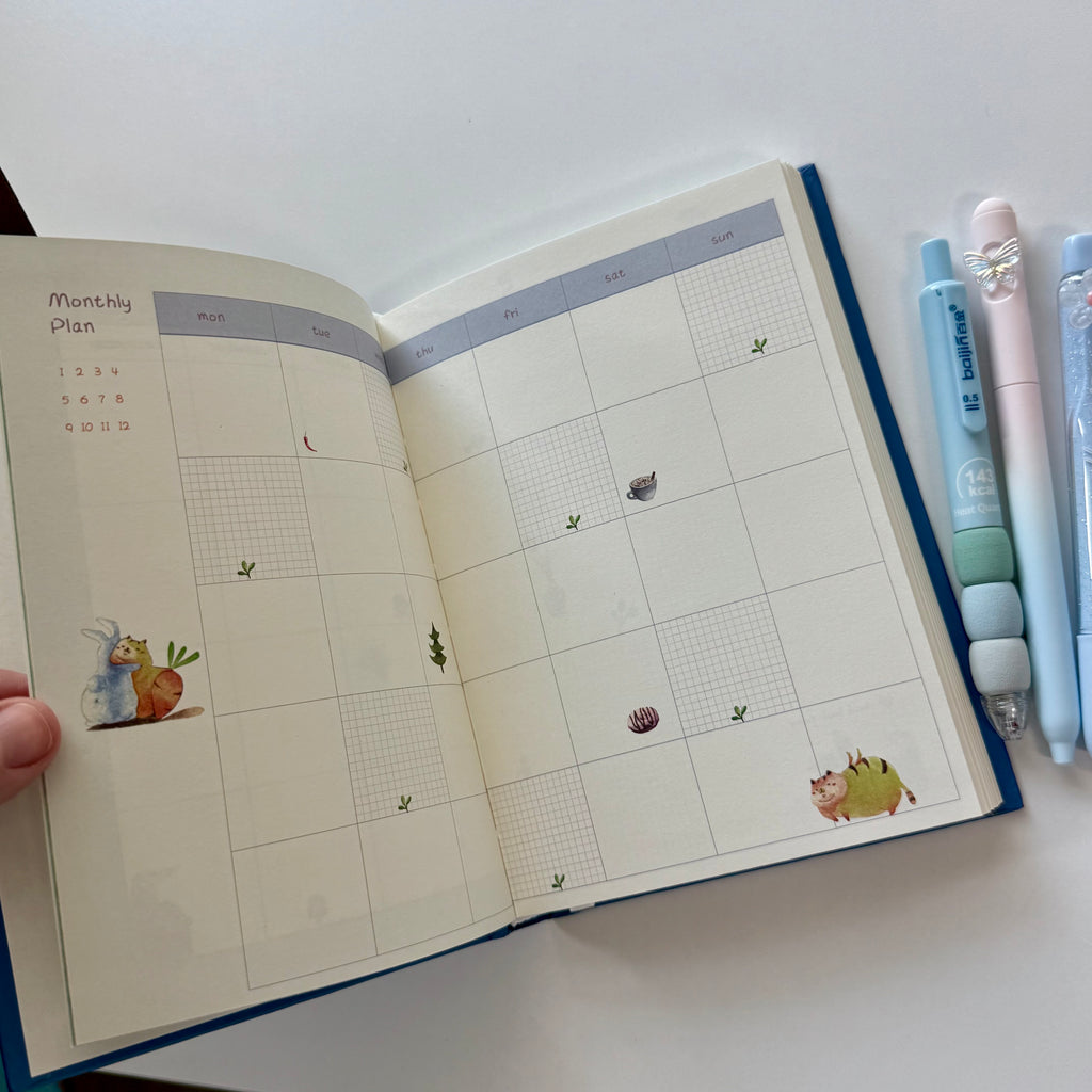 The Daily Set ♡ Planner Blue