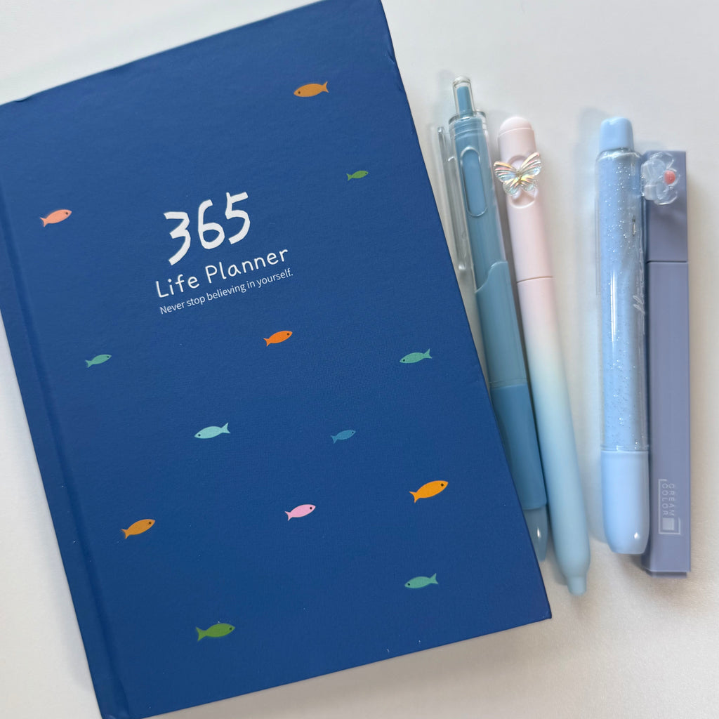 The Daily Set ♡ Planner Blue