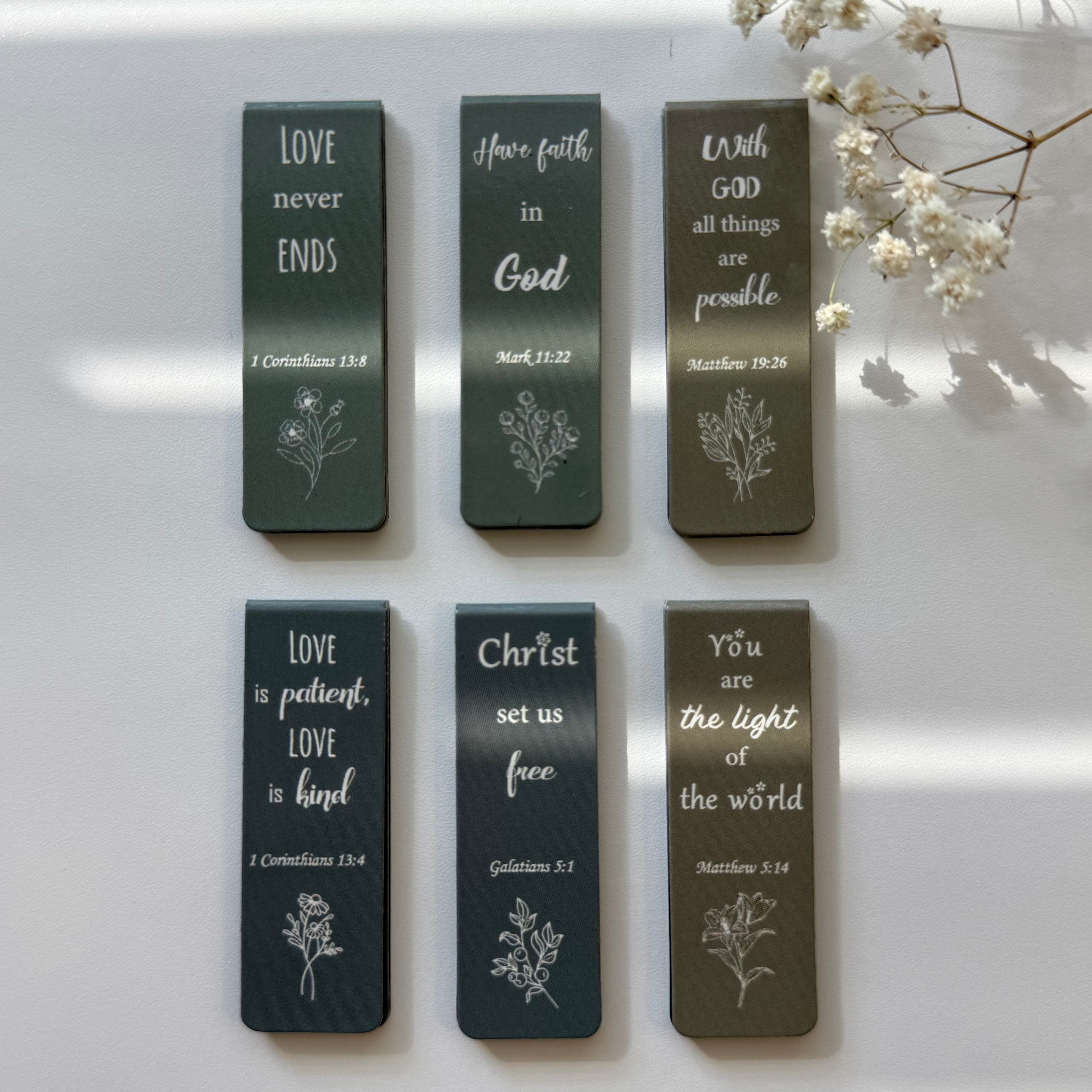 Faith Magnetic Bookmarks